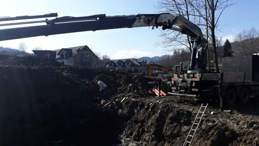 Zbiornik betonowy na szambo kanał samochodowy(4m) piwniczka deszczówka