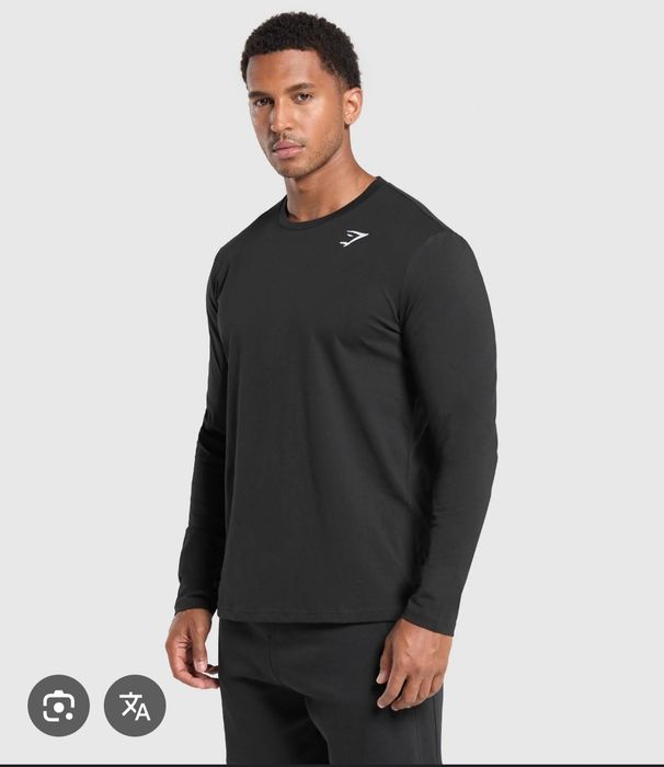 Лонгслів Gymshark Onyx David Laid