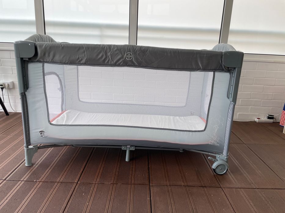 Cama de viagem bebe asalvo + colchão Ecus goli tech