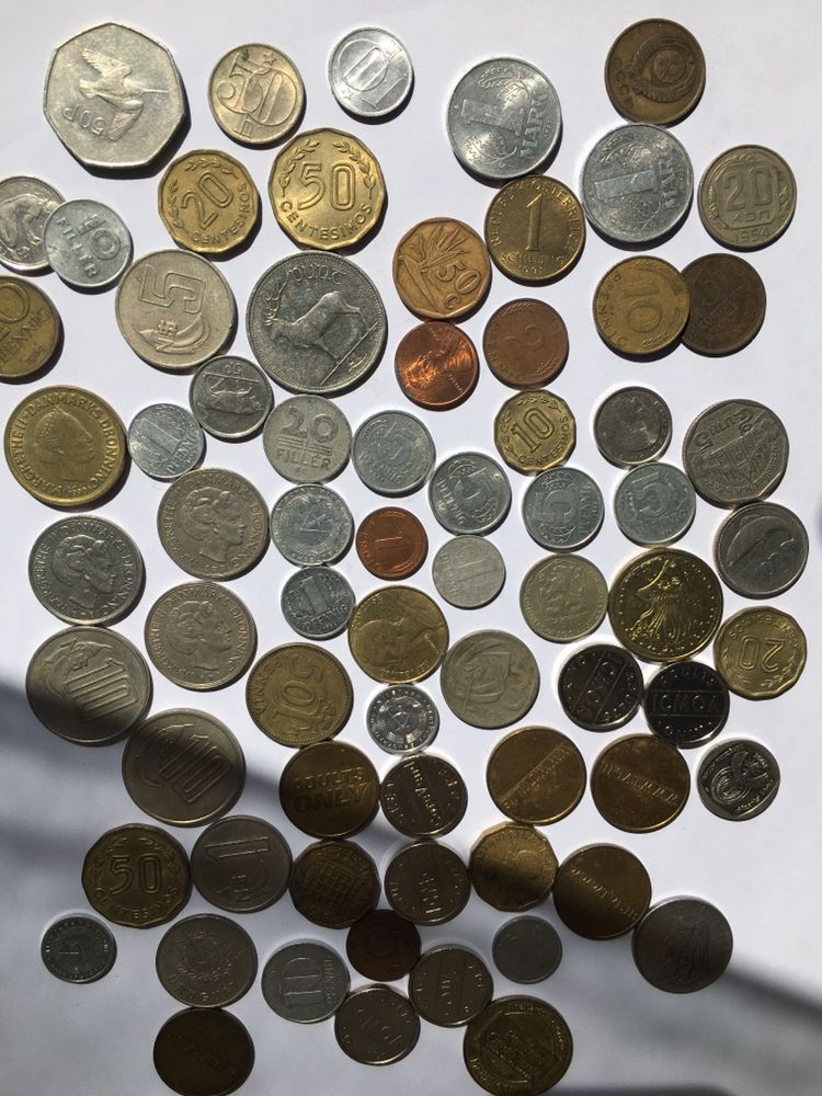 Monety stare monety zagraniczne żetony