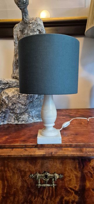 Antyk Lampa lampka z marmuru Francja. Unikat. Hollywood regency design