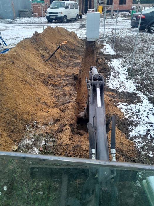 Działki ROD, minikoparka,minisprzetem budowlanym,wywrotki koparki łado