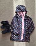Kurtka parka 116 wraz z kaloszami 28/29