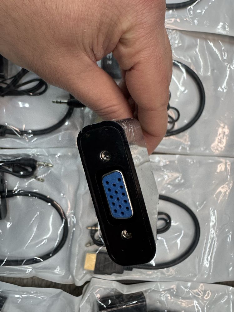 Перехідник HDMI to VGA зі звуком
