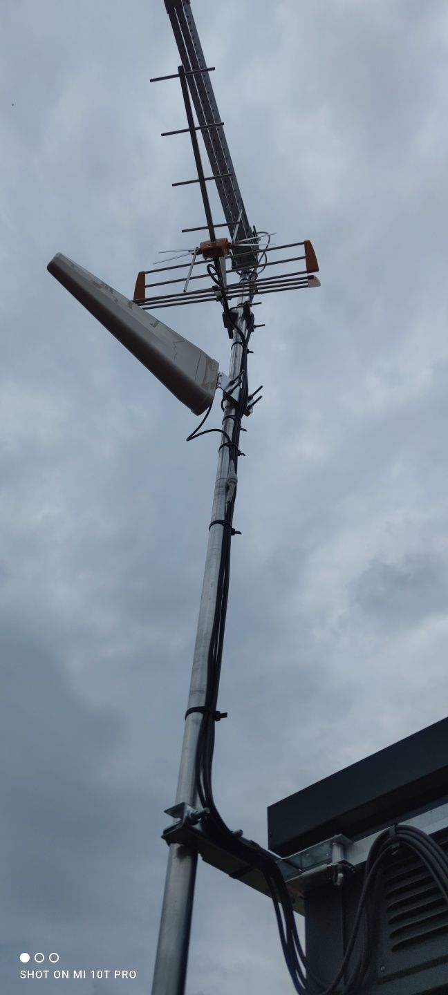 Montaż anten do Internetu LTE / 5G i wzmacniaczy GSM - Poprawa zasięgu