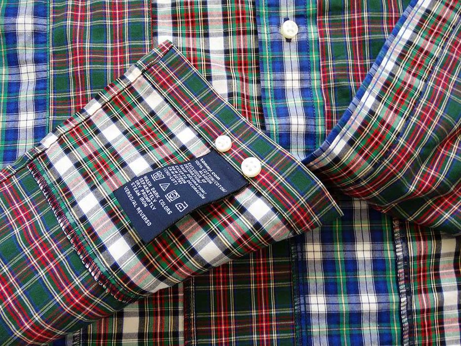 Koszula Tommy Hilfiger M Kratka Patchwork Nowa z Metkami