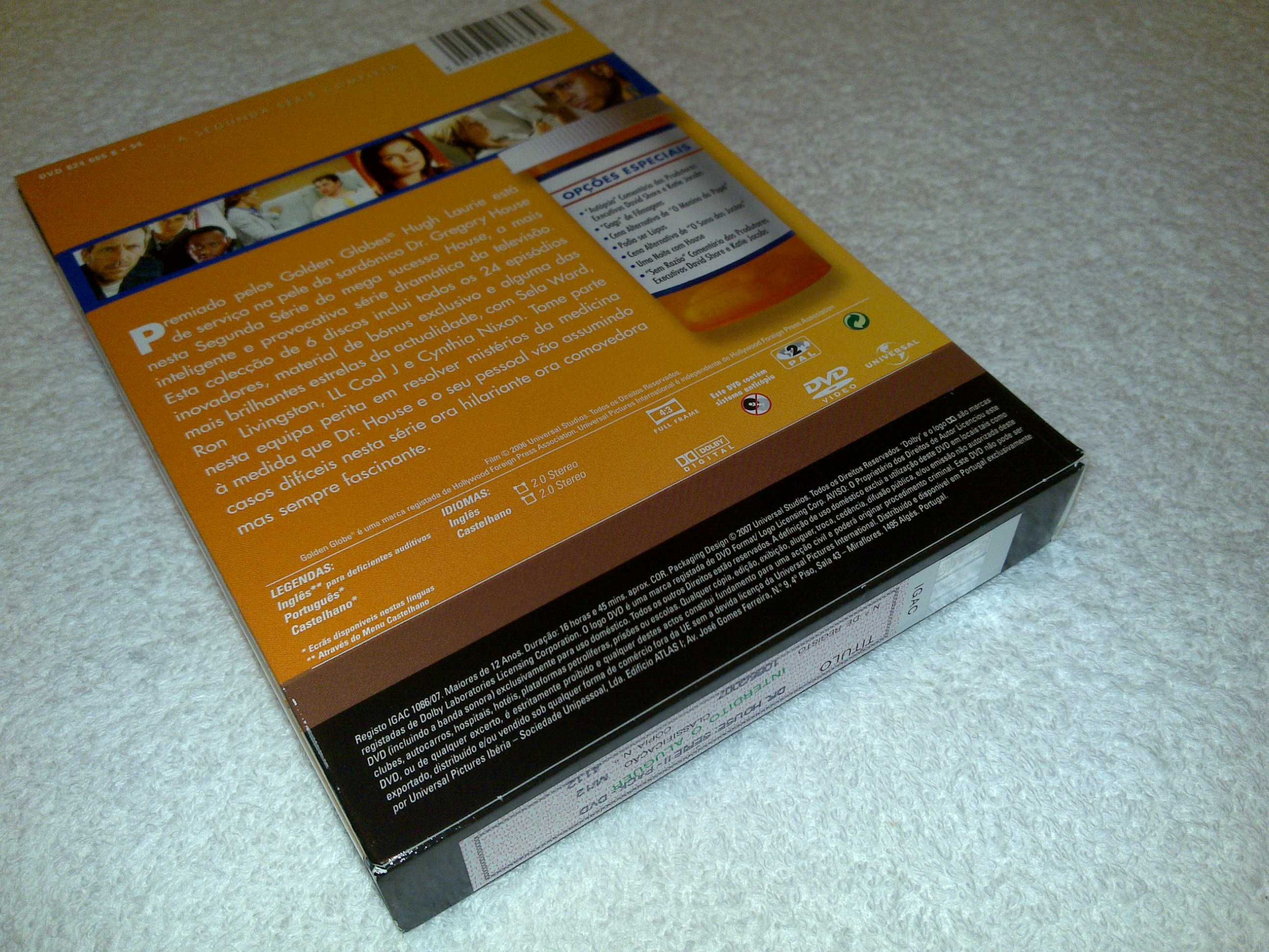 dr. house (2ª série completa 24 episódios em 6 dvds)