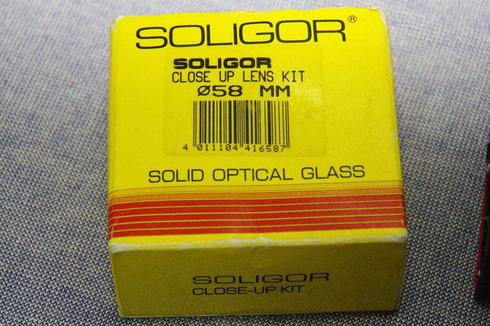 Lentes close up de 58mm marca soligor