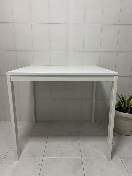 Mesa extensivel branca 80/120 x 70 cm ikea vangsta