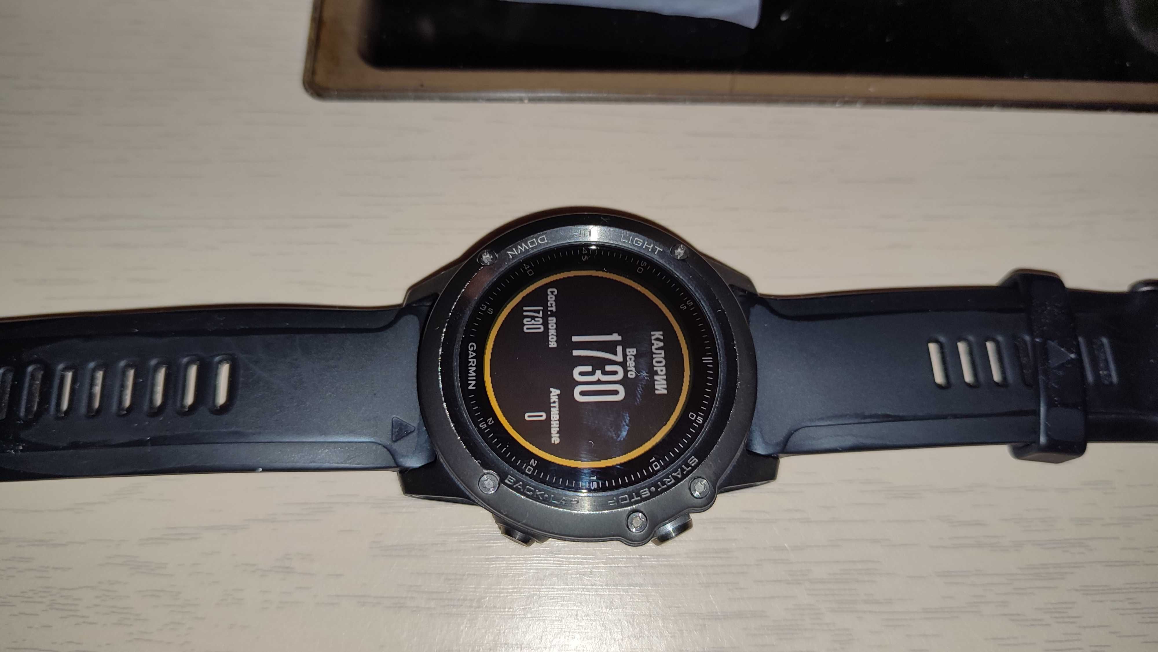 Спортивные часы Garmin Fenix 3 Sapphire HR Gray with Black