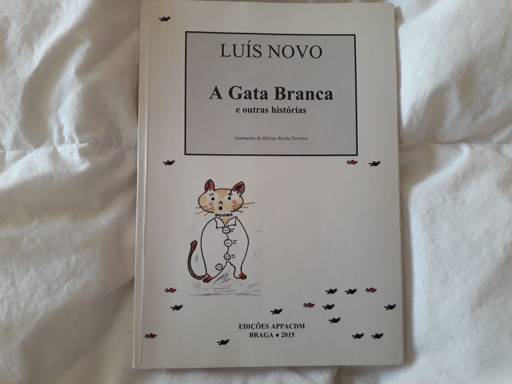 Livro novo A gata branca e outras histórias de Luís Novo