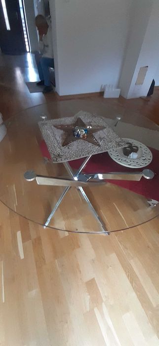 Stół szklany Glamour 100cm