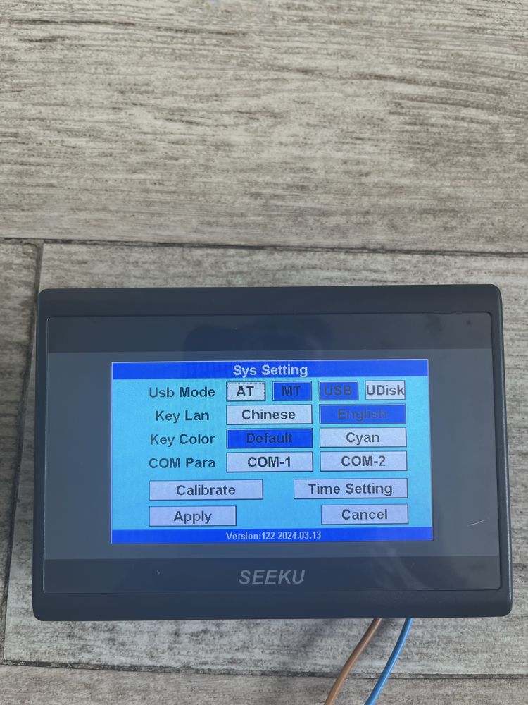 WSB4322T ПЛК контролер PLC + HMI панель оператора - FX3U
