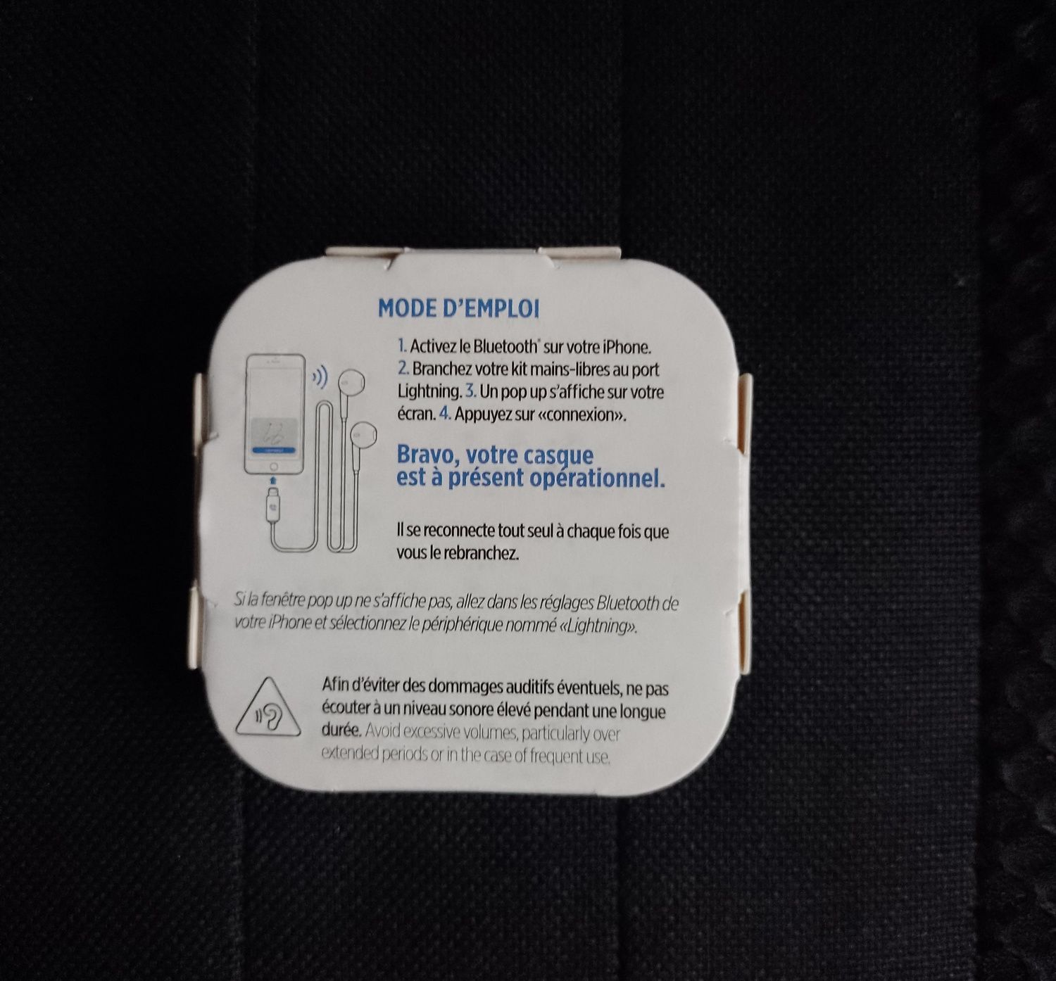 Słuchawki przewodowe douszne do iPhone