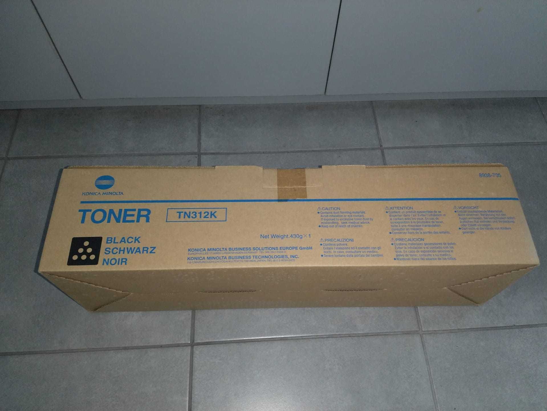 Toner Original Konica Minolta TN 312 K Preto
