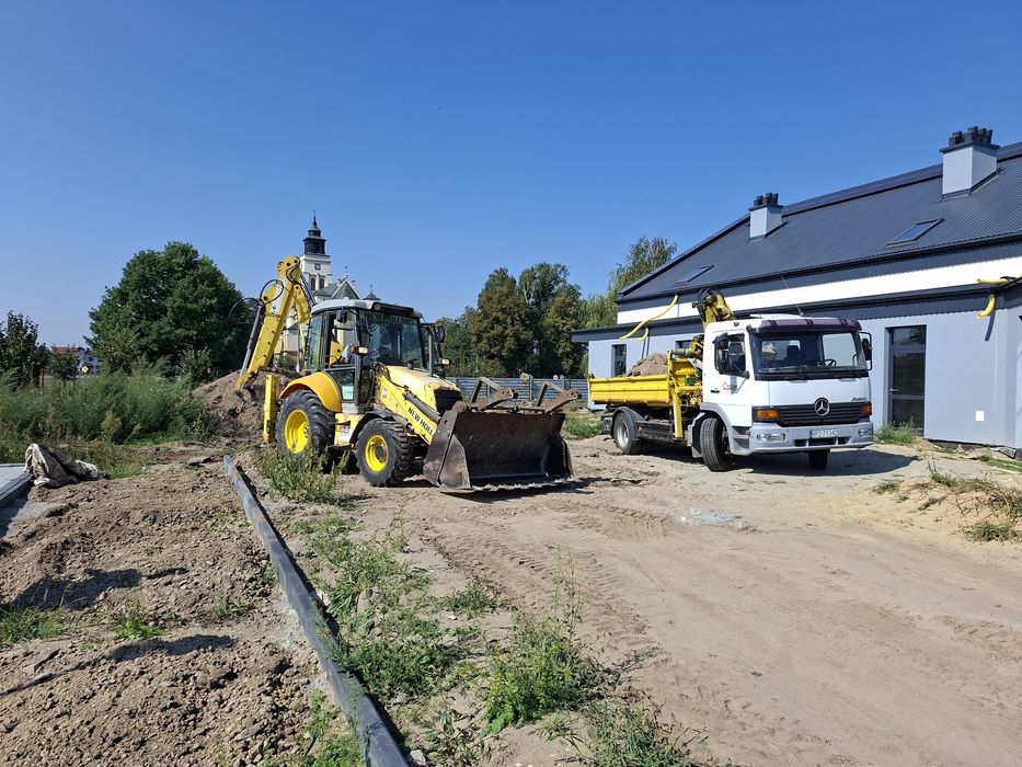 Usługi Koparko - Ładowarka, Minikoparka, Wyburzenia, Transport HDS