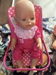 Baby Born lalka z nosidelkeim
