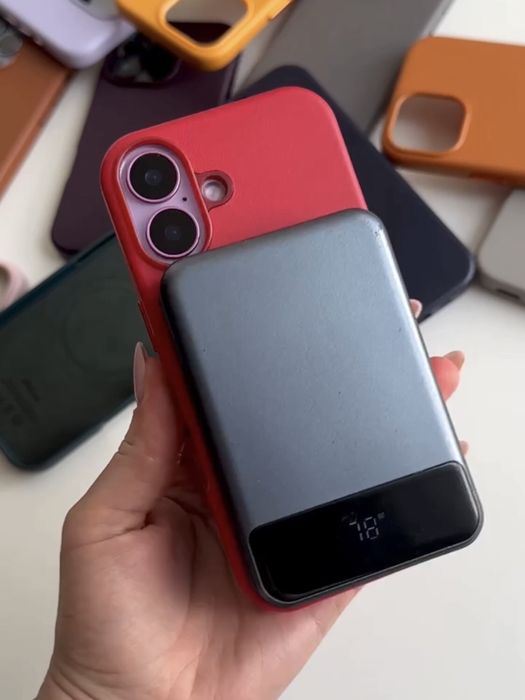 Чохол шкіряний iPhone Pro Max MagSafe чехол кожаный айфон про макс 17