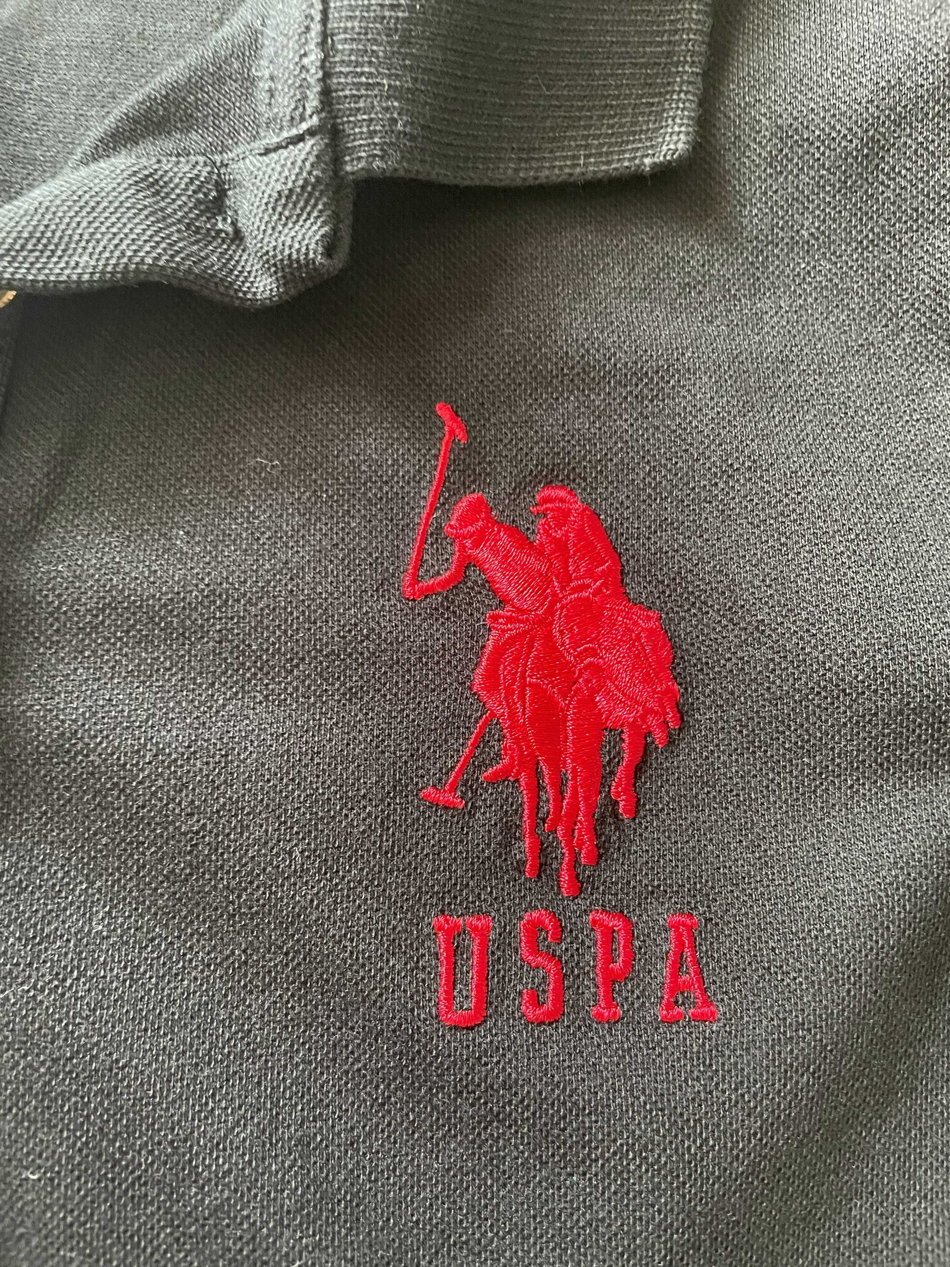 Sukienka damska czarna U.S. POLO ASSN.