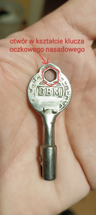 PRL DBM Dobelin klucz kolekcjonerski specjalistyczny przerobiony MZ