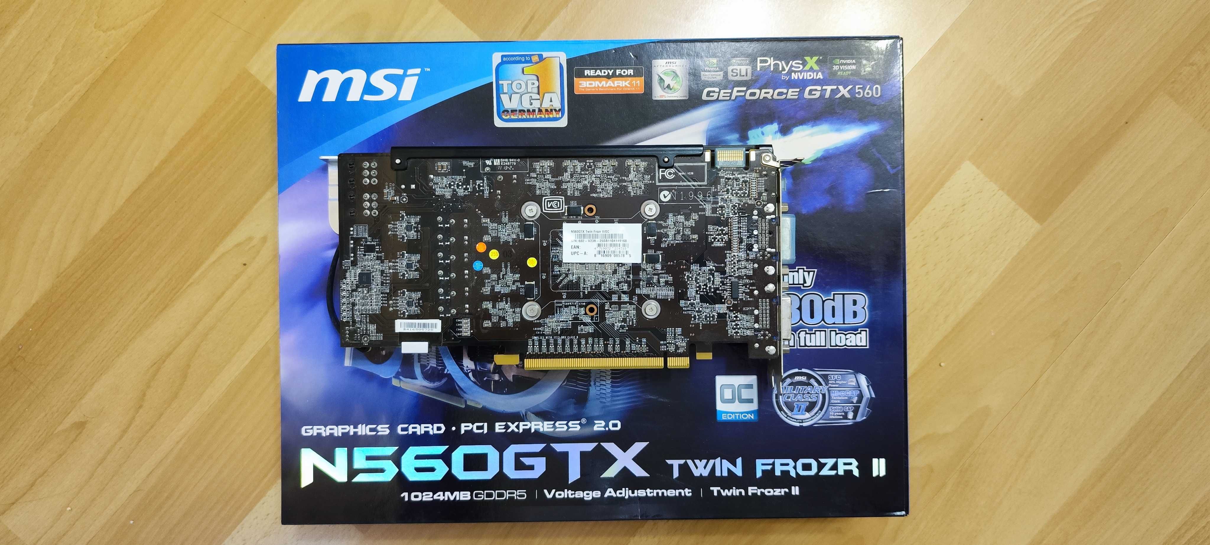 Nvidia GeForce MSI GTX560