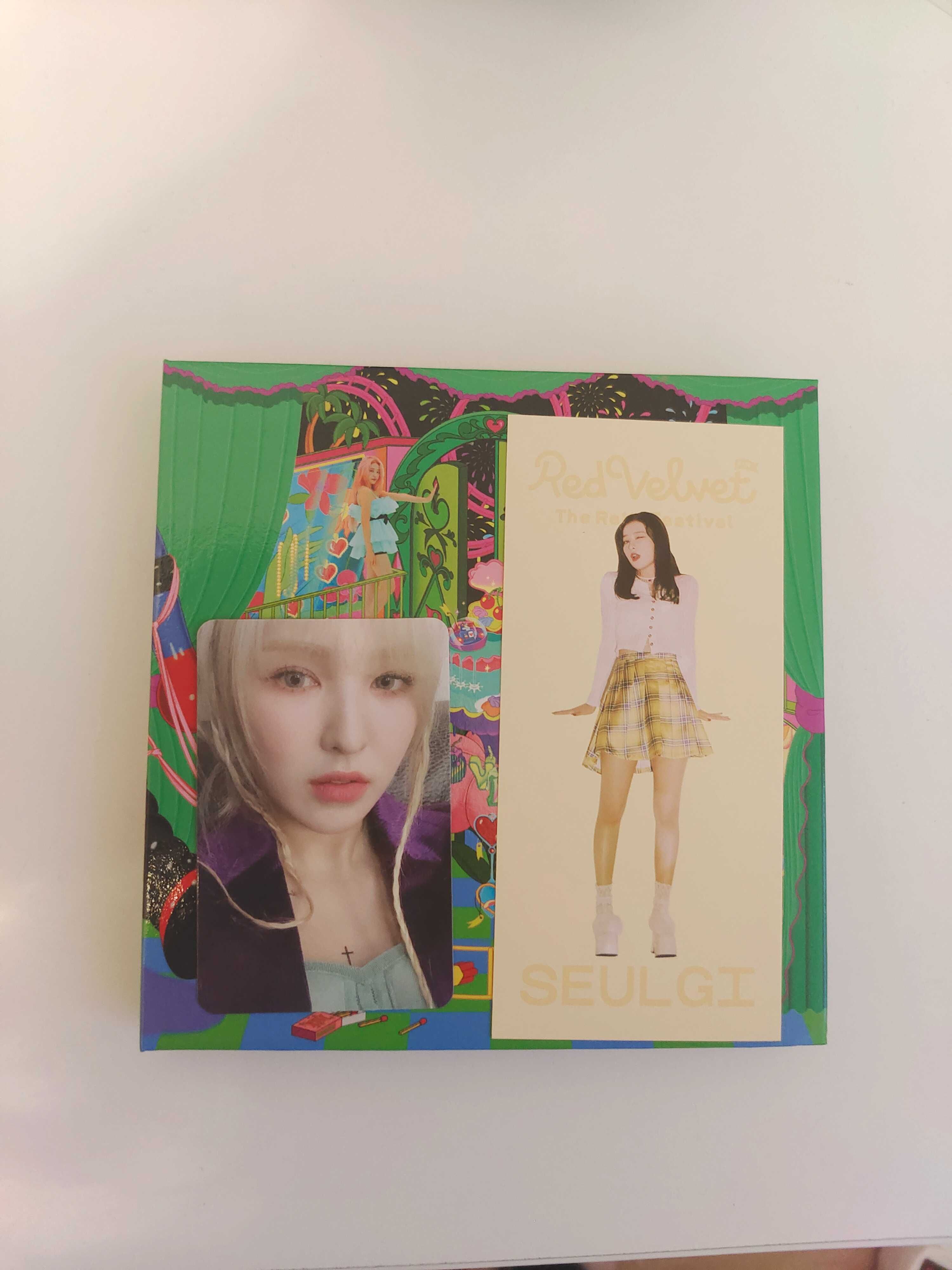 album red velvet the reve festival finale scrapbook photocard wendy