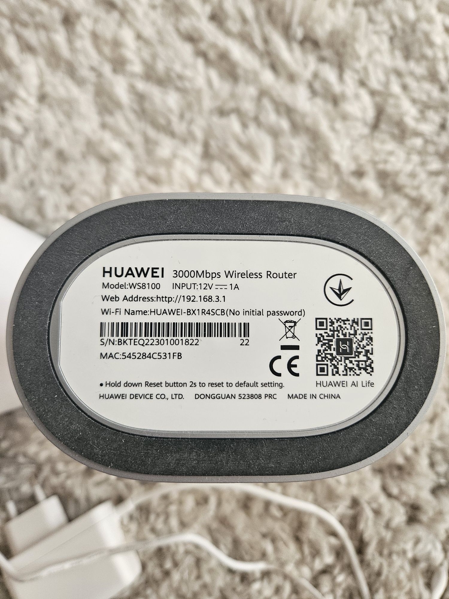 Huawei WiFi Mesh 3 WiFi 6 AX 3000