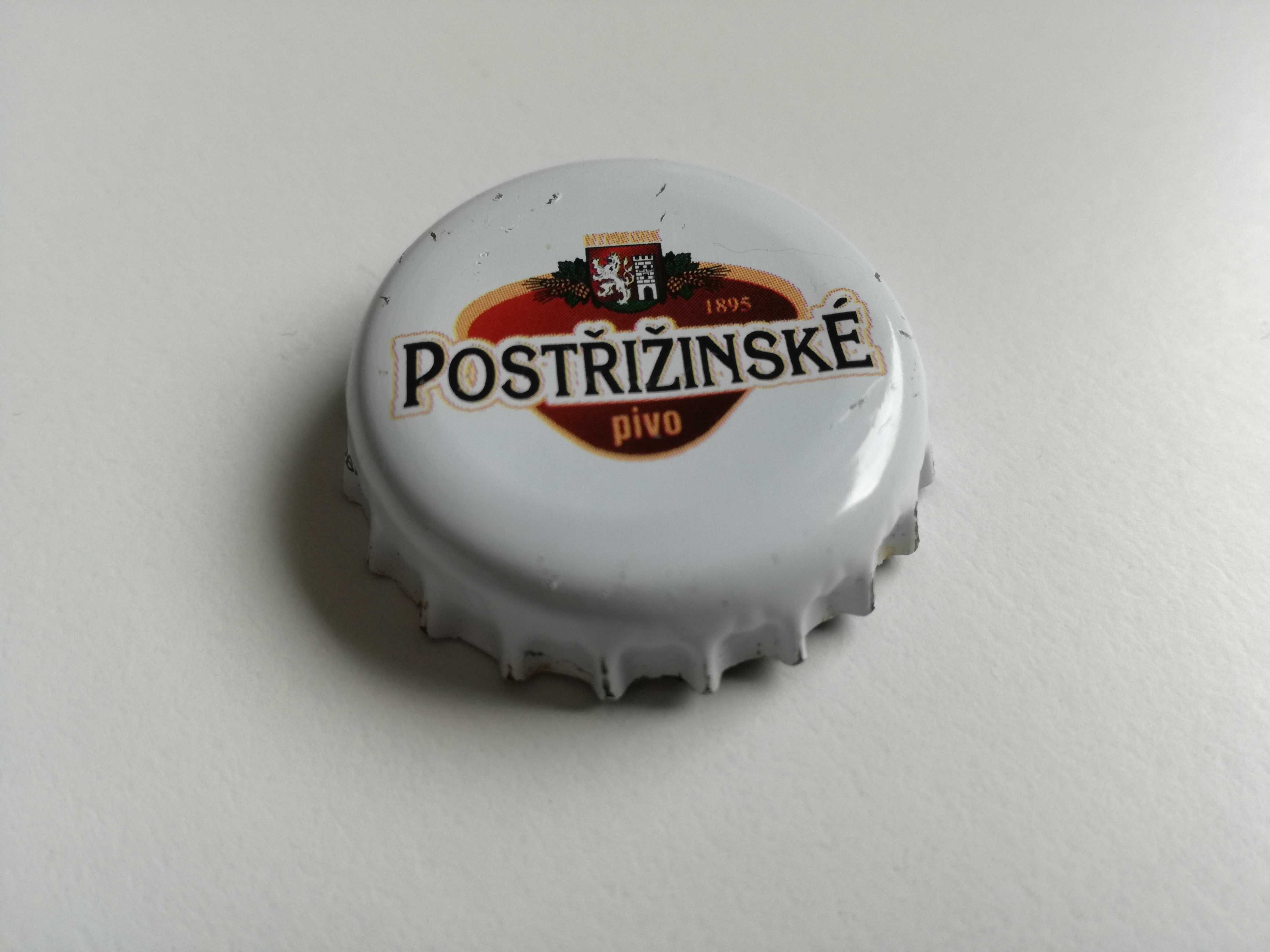 Kapsel od czeskiego piwa Postrizinske