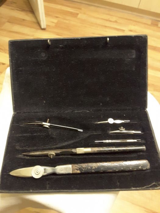 Zestaw kreślarski Kinex PRL