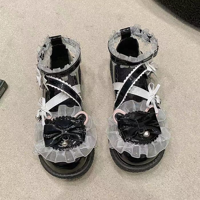 Туфли милые черные лолита