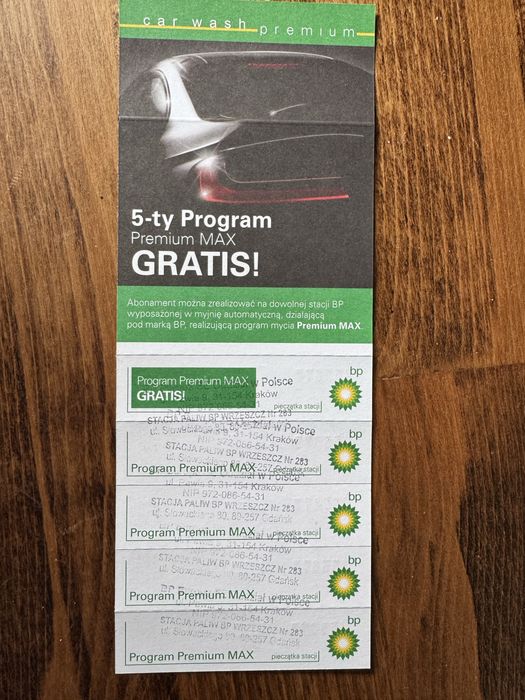 Karnet BP premium max