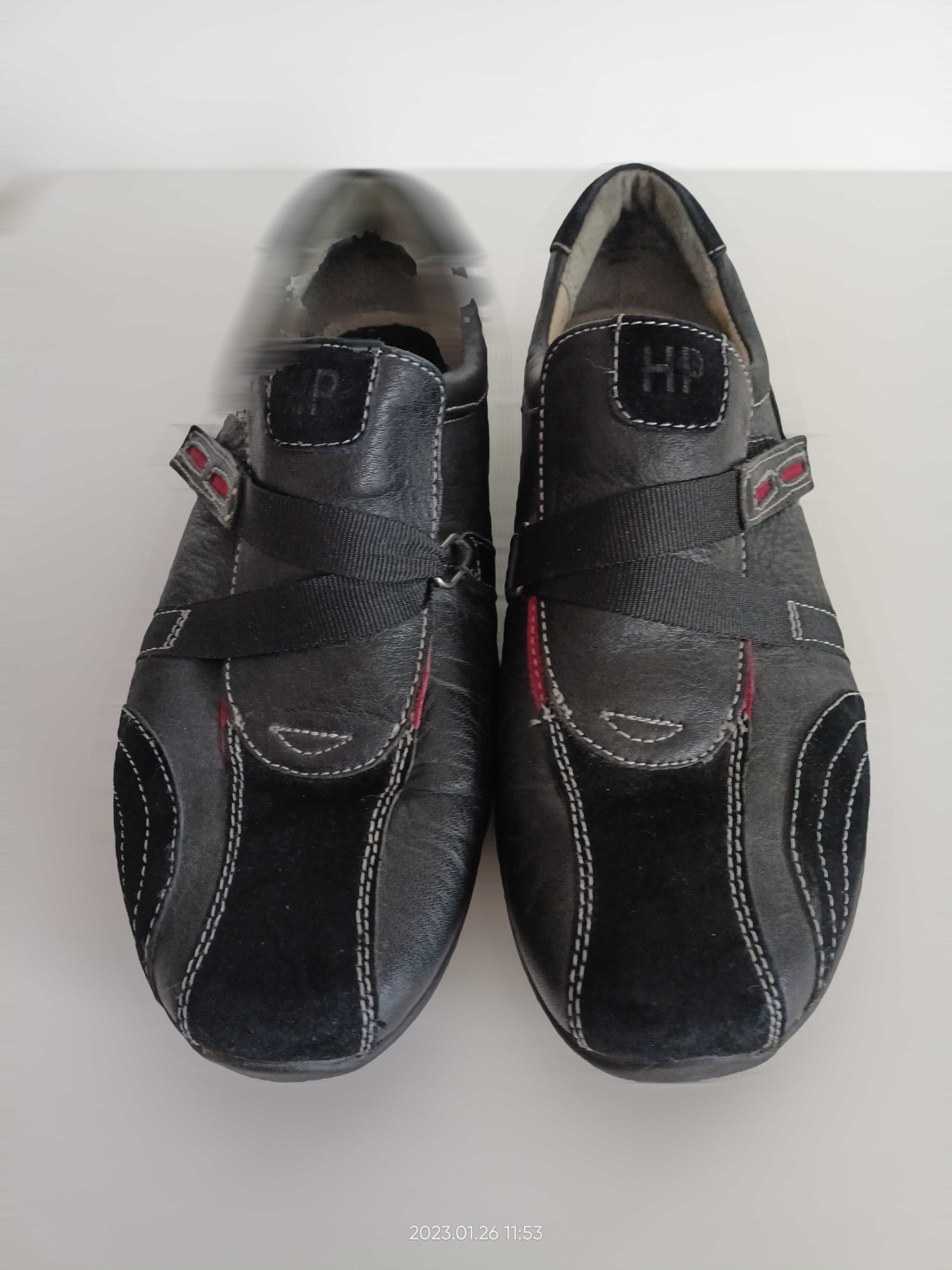 HUSH PUPPIES USA sneakersy półbuty skóra rzepy 38 jesień 1zł
