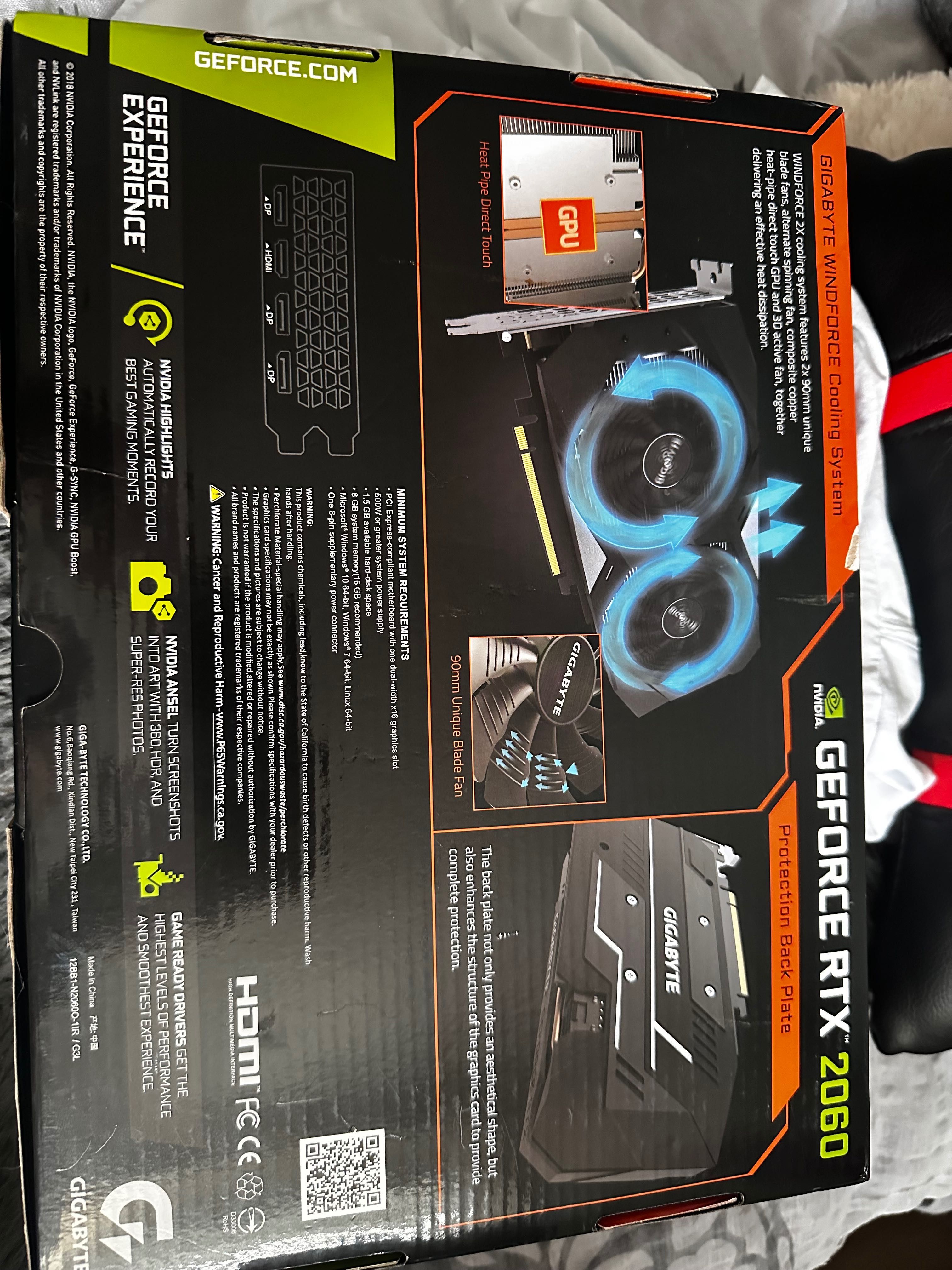RTX 2060 windforce OC 6gb Zadbana.