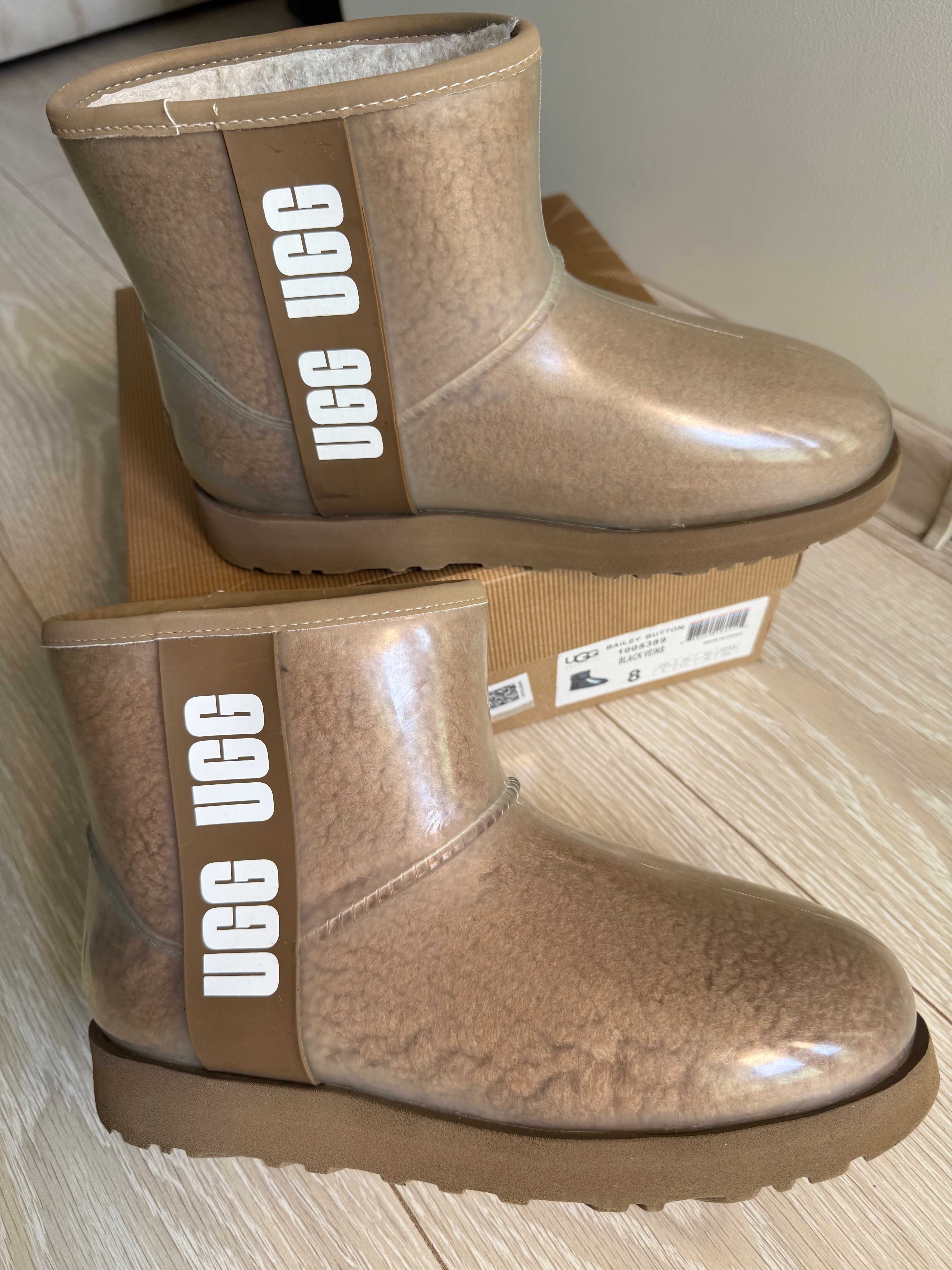 Угги Ugg classic clear mini brown