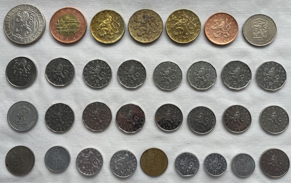 Немецкие марки, кроны, злотый, монеты, пфенинги, пфениги, pfennig