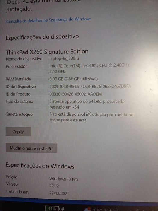 ThinkPad X260 Signature edition