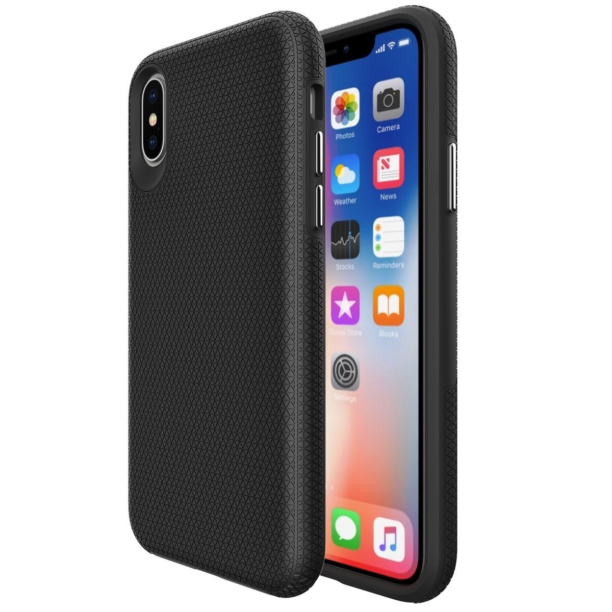 X-Guard Dual Layer Rugged Case Pancerne Etui Iphone Xs Max  (Czarny)