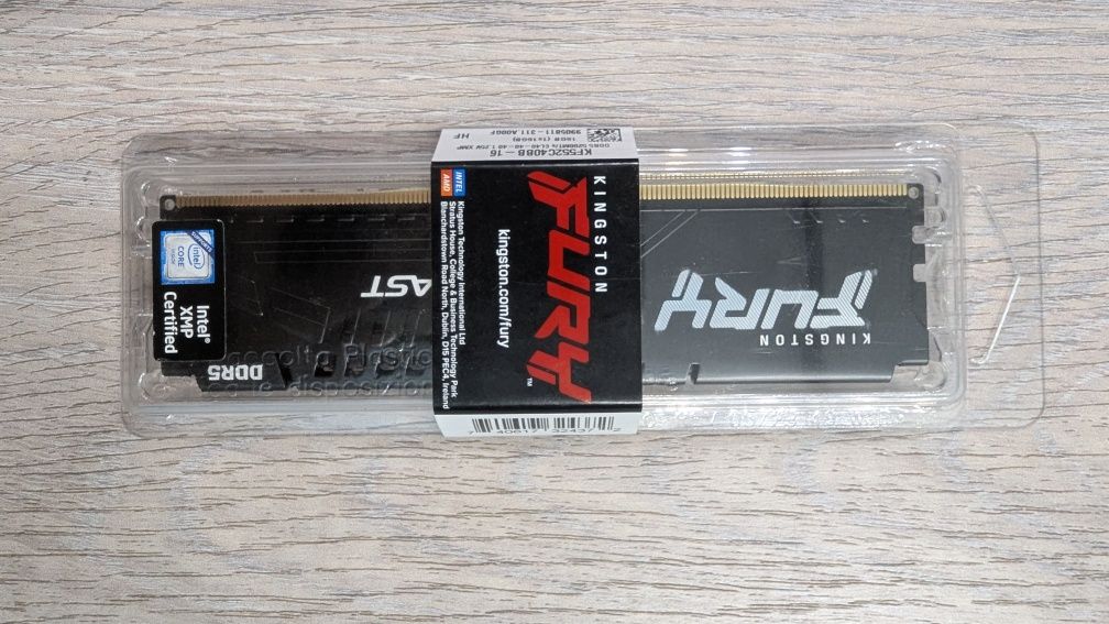 Kingston FURY 16 GB DDR5 5200 MHz Beast Black (KF552C40BB-16)