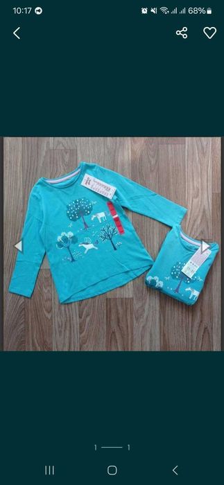 Кофта лонгслів для дівчинки 3-4 роки