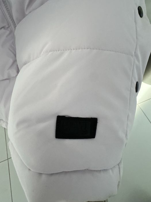 Nowa liliowa kamizelka puchowa Finskiej marki Halti S