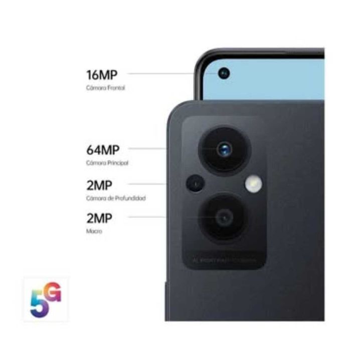Oppo Reno 8 Preto.  Bom Estado