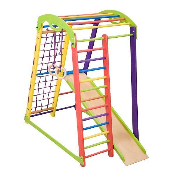 Дитячий спортивний куточок Кроха 1 міні з гіркою та кільцями