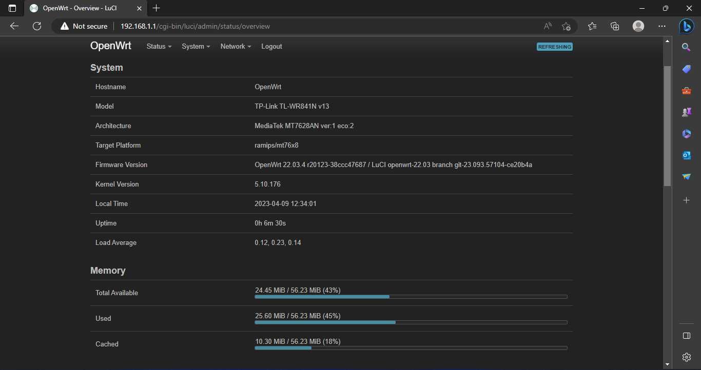 Бездротовий маршрутизатор TP-LINK TL-WR841N (Прошивка OpenWrt)