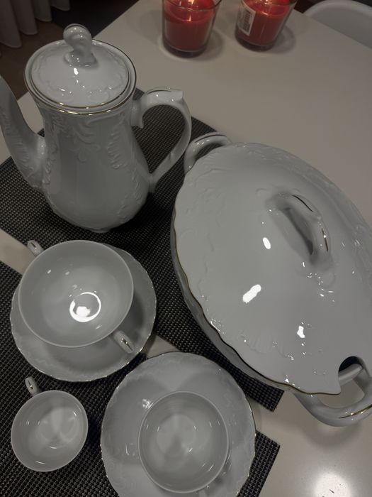 Serviço de loiça de porcelana Erika Konigliches Bavarian Porzellan