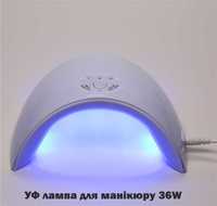 УФ лампа для манікюру 36W 12LED Таймер на 60, 120 сек