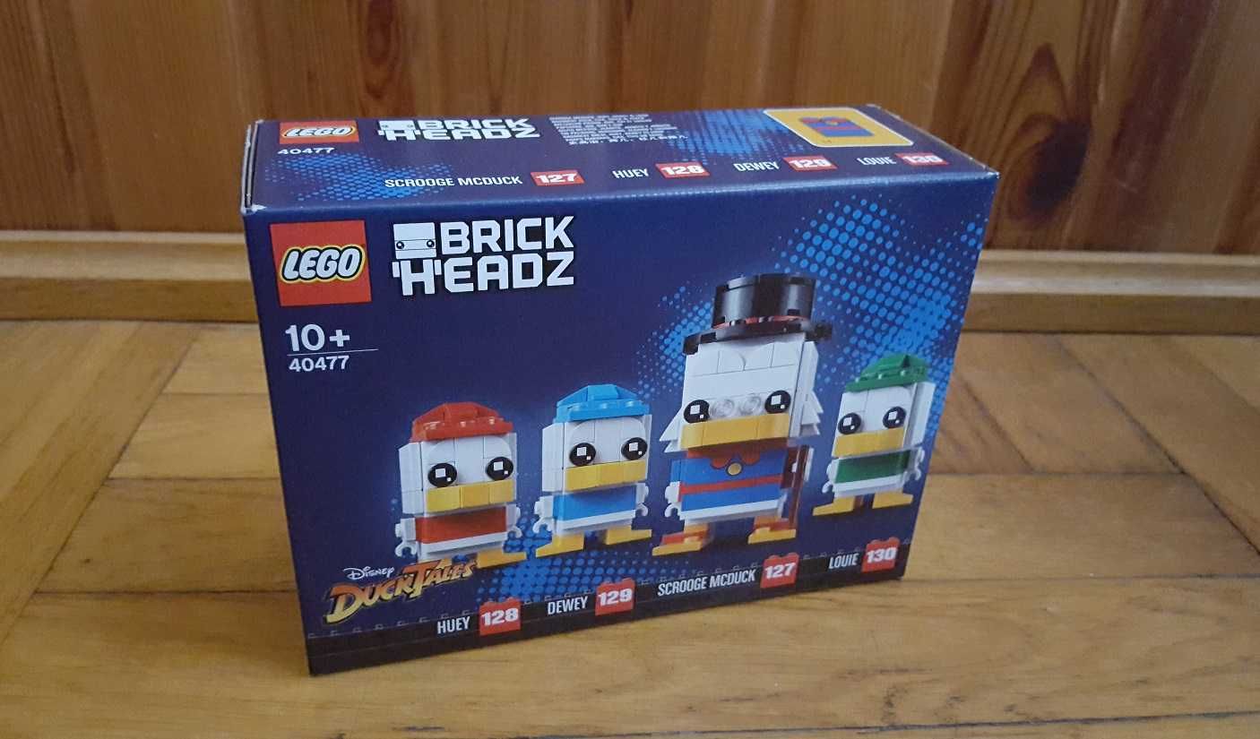 LEGO 40477 BrickHeadz - Sknerus McKwacz, Hyzio, Dyzio i Zyzio NOWE