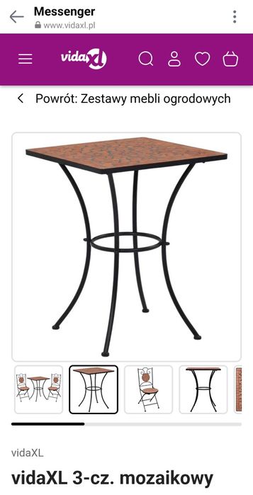 Sprzedam nowy stolik kawowy,ogrodowy