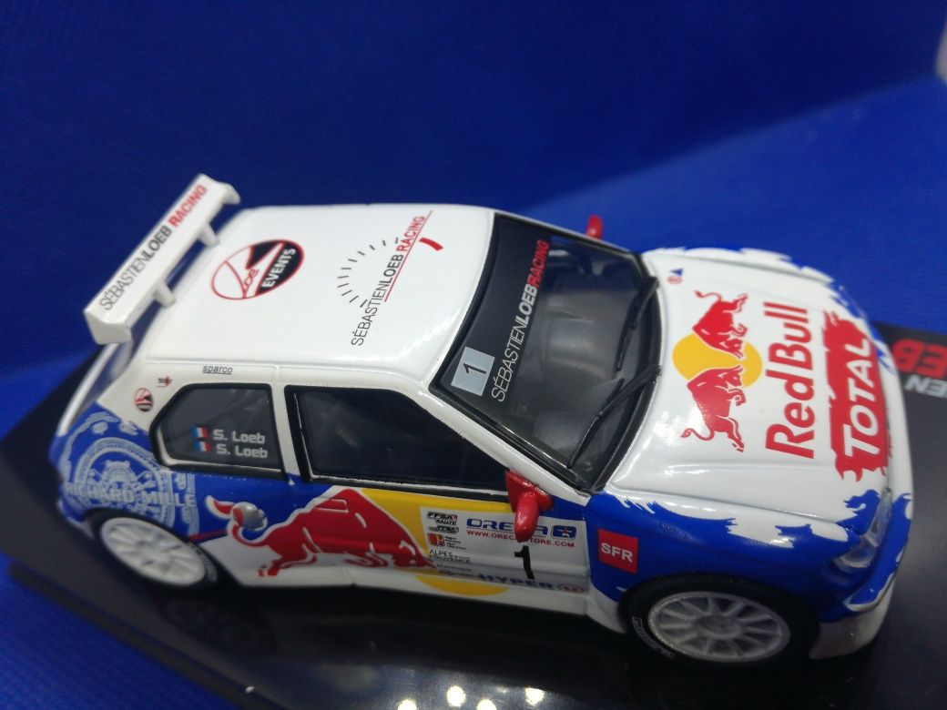 N.110 Miniatura 1/43 Peugeot 306 Maxi Sebastian Loeb 2017