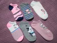 6 pares meias 38/39