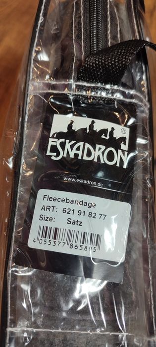 Jak nowe Eskadron owijki polarowe szare - Full - 4 sztuki w opakowaniu